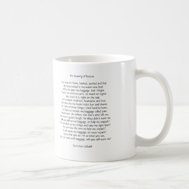 Caneca com poema (Direita)