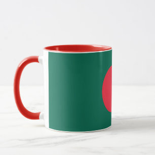 Caneca com Presente de Design da Bandeira do Bangl