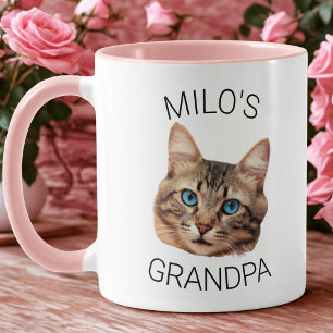 Caneca com Rosto de Gato Personalizado para Aniver