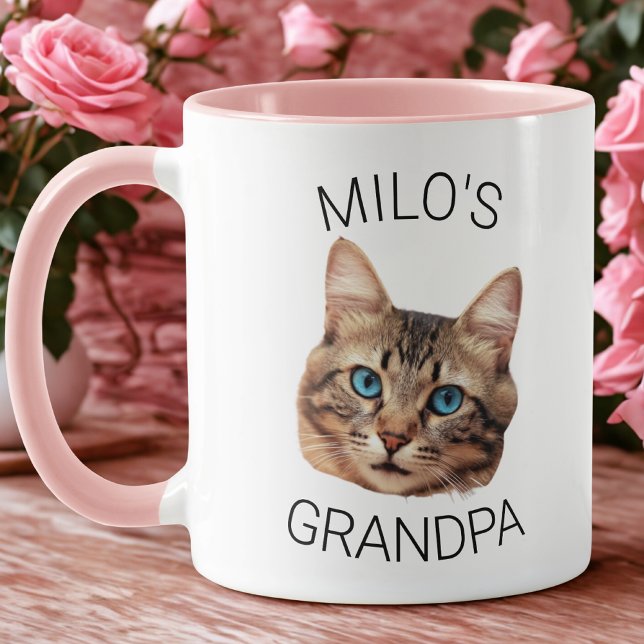 Caneca com Rosto de Gato Personalizado para Aniver (Criador carregado)