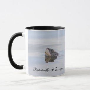 Caneca com Rosto de Tartaruga Diamondback