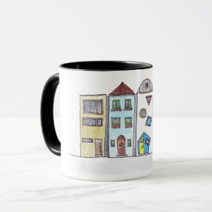 Caneca com townhouses