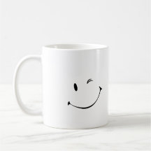 caneca com um sorriso
