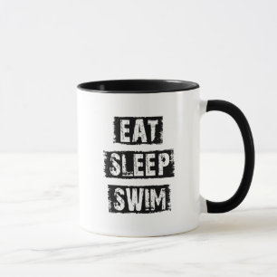 Caneca Coma a natação do sono