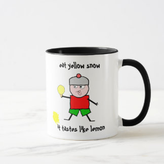 Caneca Coma a neve amarela