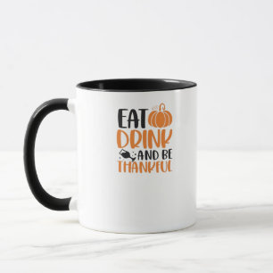 Caneca Coma Bebida E Seja Mínimo Assustador