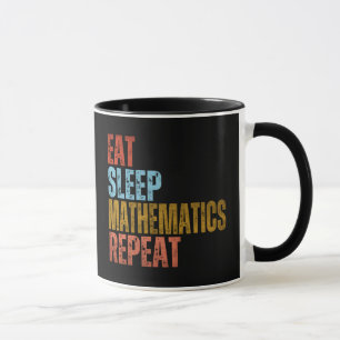 CANECA COMA MATEMÁTICA DURMA REPITA