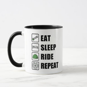 Caneca Coma o sono Repetir Salvar Z Monstros de Luta da C