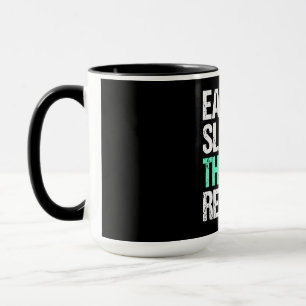 Caneca Coma o teatro do sono Repetir Presente de Atriz de