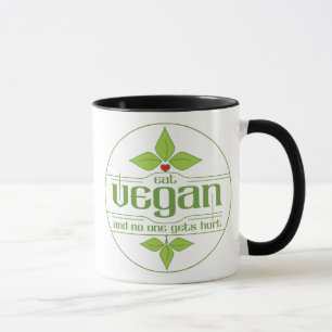 Caneca Coma o Vegan e ninguém obtem ferido