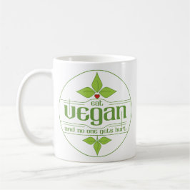 Caneca Coma o Vegan e ninguém obtem ferido