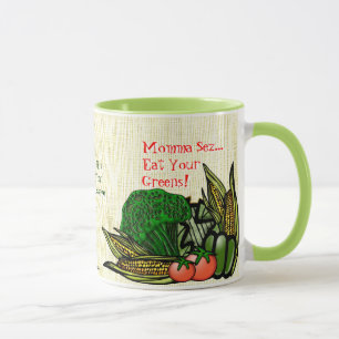 Caneca Coma Seus Verdes! (Mug Personalizado)