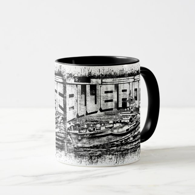 Caneca Comando - nave Blue Ridge Combo Mug (Frente Esquerda)