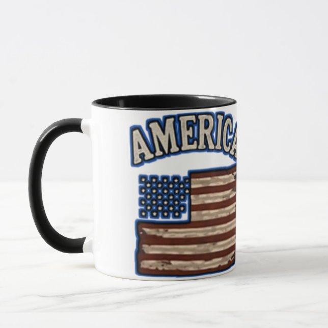 Caneca Combinação Colorida de Arte Digital 3D (Esquerda)