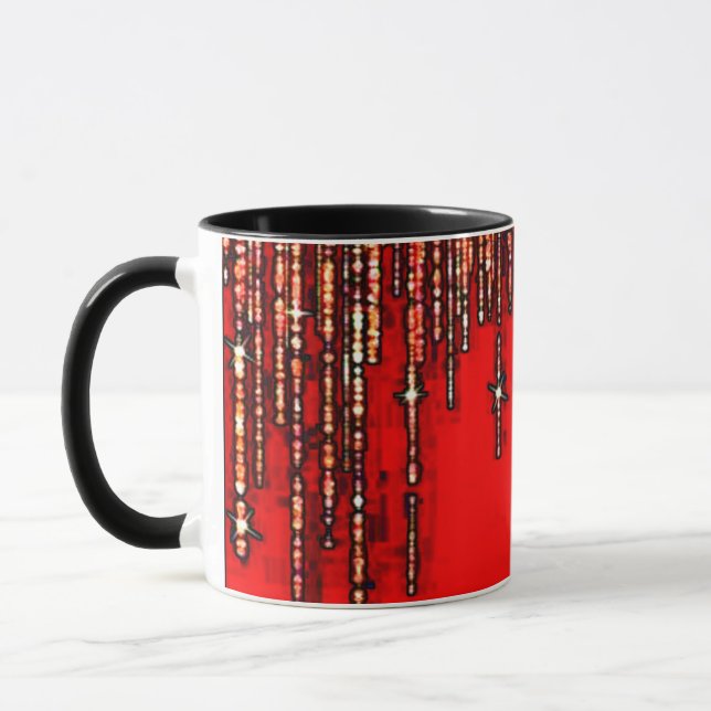 Caneca Combinação Colorida Vibrante - Tamanho Perfeito, D (Esquerda)