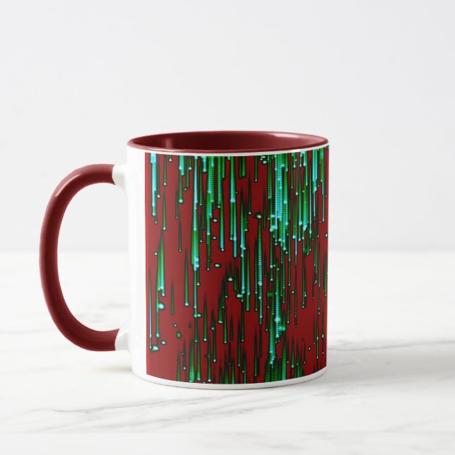Caneca Combinação Colorida Vibrante - Tamanho Perfeito, D (Esquerda)