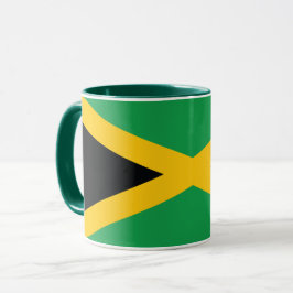 Caneca Combinação De Bandeira Da Jamaica