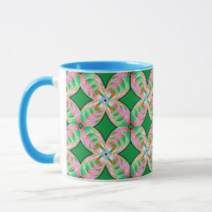 Caneca Combinação de Design digital colorida - Tamanho pe