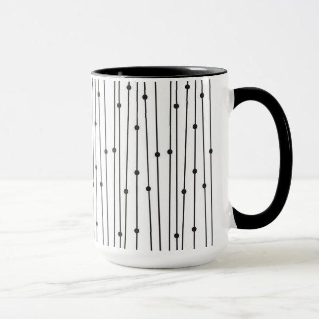 Caneca Combinação de preto e branco (Direita)