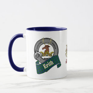 Caneca Combinação Personalizada do Crachá Keith Clan