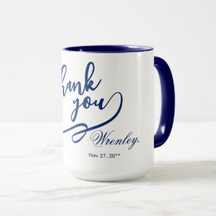 Caneca Combinada de 450ml Navy Thank You Stylish p