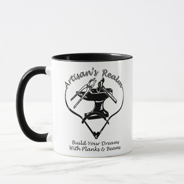 Caneca combinado do reino 11oz do artesão (Esquerda)