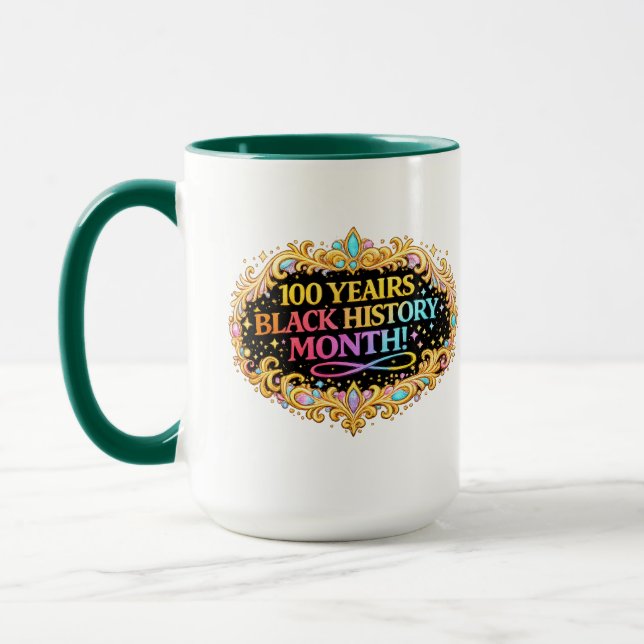 Caneca Combo 100 Anos de História Negra (Esquerda)