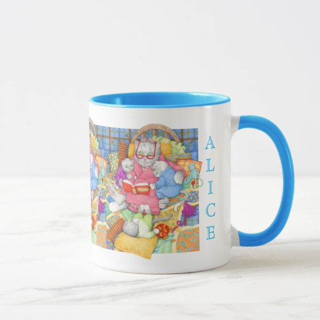 Caneca Combo Azul de Histórias para a Hora de Dorm (Direita)