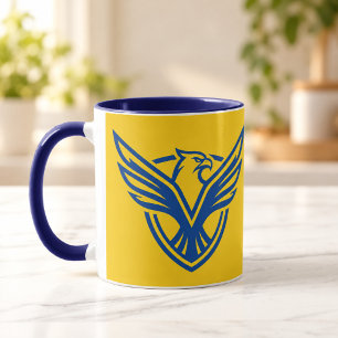 Caneca Combo Azul Marinho Escudo Águia Azul