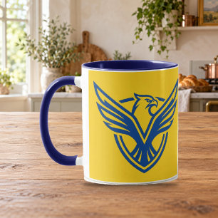 Caneca Combo Azul Marinho Escudo Águia Azul