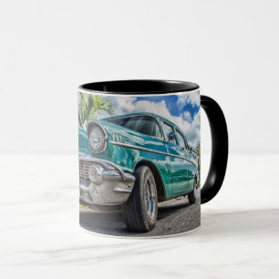 Caneca Combo Clássico Carro Chevrolet Preto 11 oz