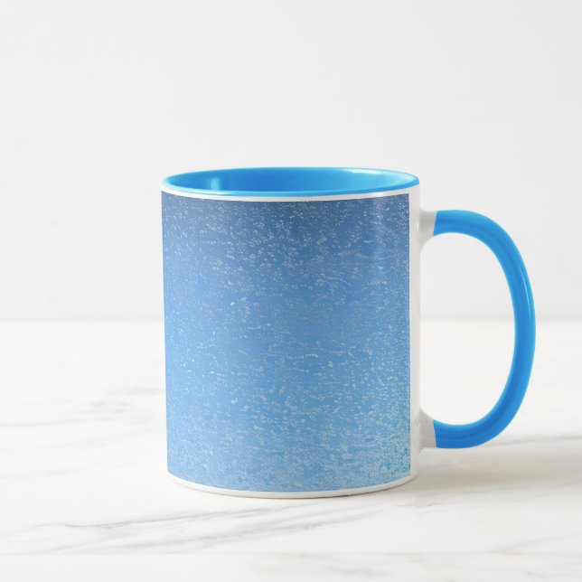 Caneca Combo de brilho azul moderno (Direita)