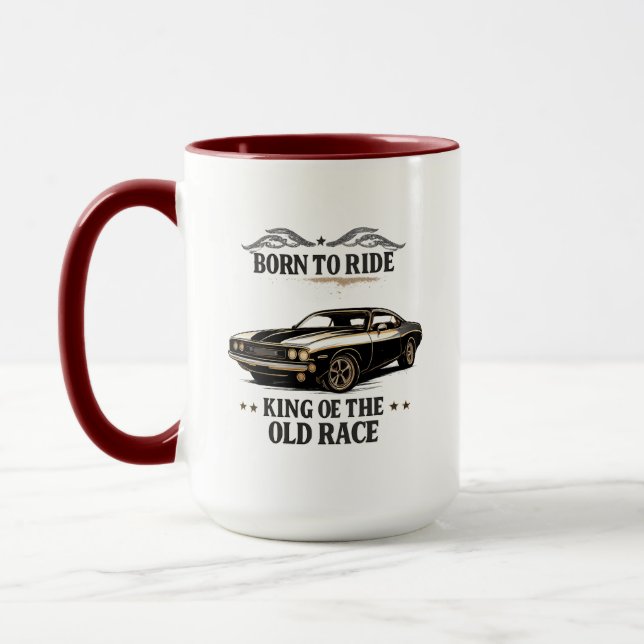 Caneca Combo de Carro Musculoso Clássico (Esquerda)