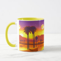 Caneca Combo de Design Digital Colorido – O S