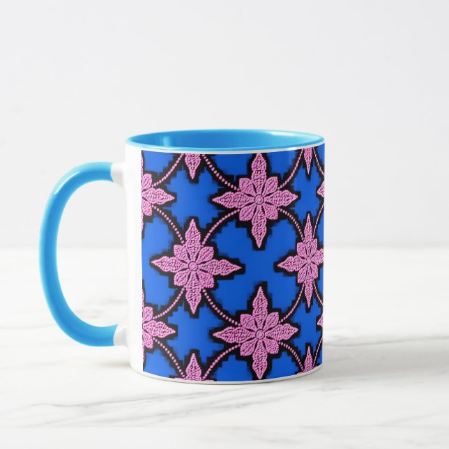 Caneca Combo de Design Digital Colorido - Tamanho  (Esquerda)