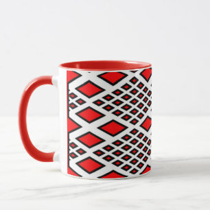 Caneca Combo de Design Digital Colorido - Tamanho