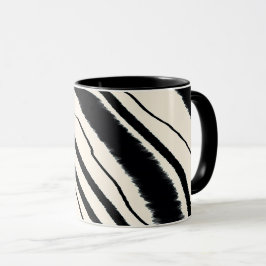 Caneca Combo de impressão de animais brancos pretos