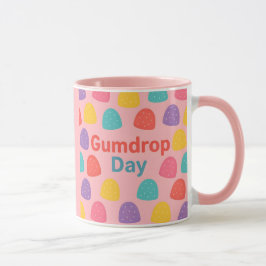 Caneca Combo Dia de Gota de Borracha Rosa