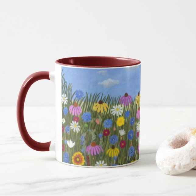 Caneca Combo Flores Silvestres (Com Donut)