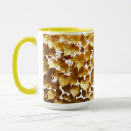 CANECA COMBO - FOLHAGEM OURO