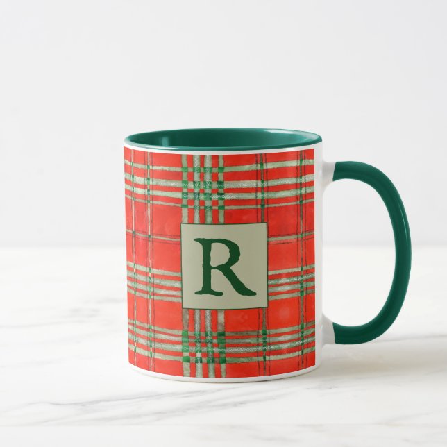 CANECA COMBO HUNTER GREEN TARTAN SCOTT VERMELHO +  (Direita)