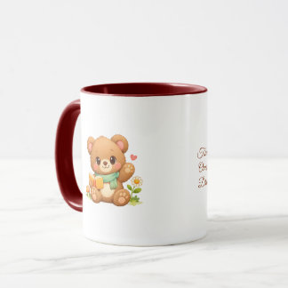 Caneca Combo Infantil | "Urso Leitor de Contos de