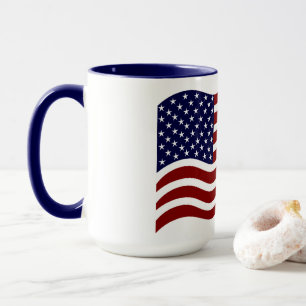 Caneca Combo Marca Bandeira EUA Personalizada Esti