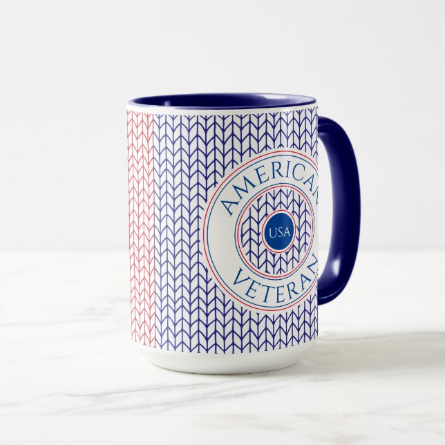 CANECA COMBO MARINHA ALTO VETERANO AMERICANO (Frente Esquerda)