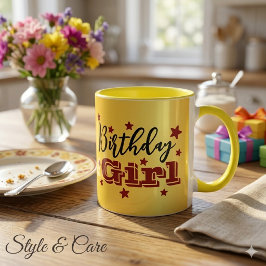 Caneca Combo Menina Aniversariante para Celebraçõe