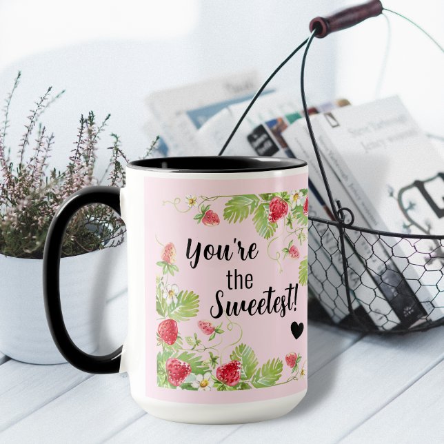 Caneca Combo Morango Você é o Mais Doce (Criador carregado)