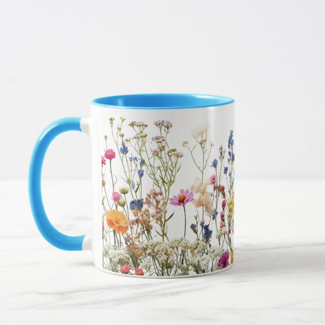 Caneca Combo Mug 11 oz (azul) (Esquerda)