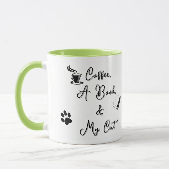 Caneca Combo Mug 11 oz (light green) (Esquerda)