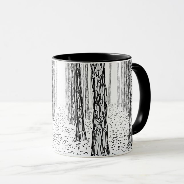 Caneca Combo Mug "A Floresta" (Frente Esquerda)