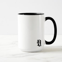 Caneca Combo Mug Abstrato Trend Interior Decore Preto
